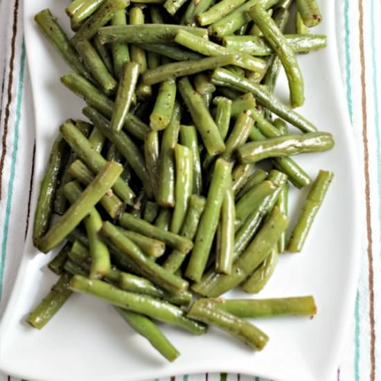 Pan Fried Fresh Green Beans