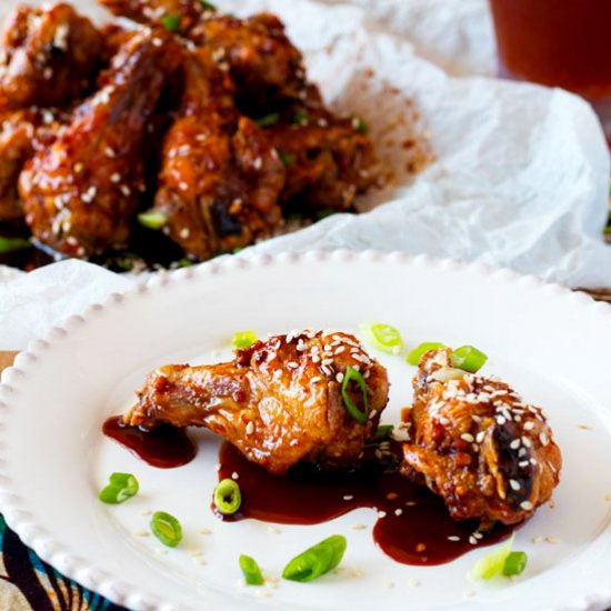 Sweet and Spicy Asian Chicken Wings