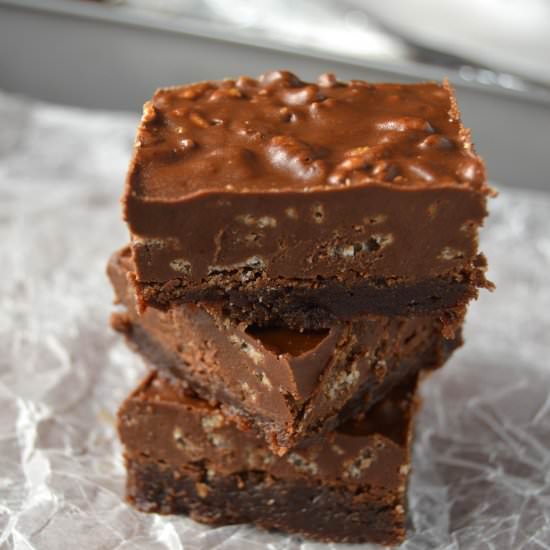 Peanut Butter and Nutella Brownies