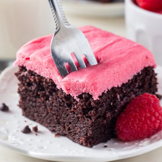 Chocolate Raspberry Cake