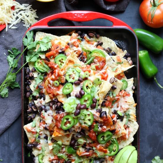 Sheet Pan Spicy Nachos