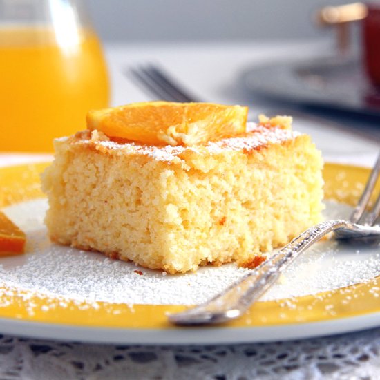 Polenta Orange Cake – Malai dulce