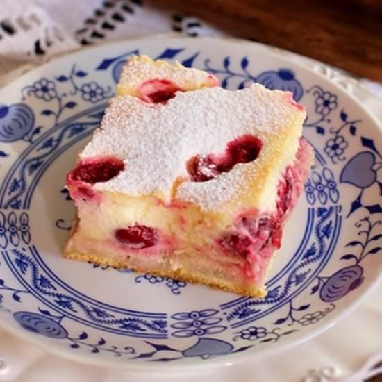 German Cherry-Cheesecake