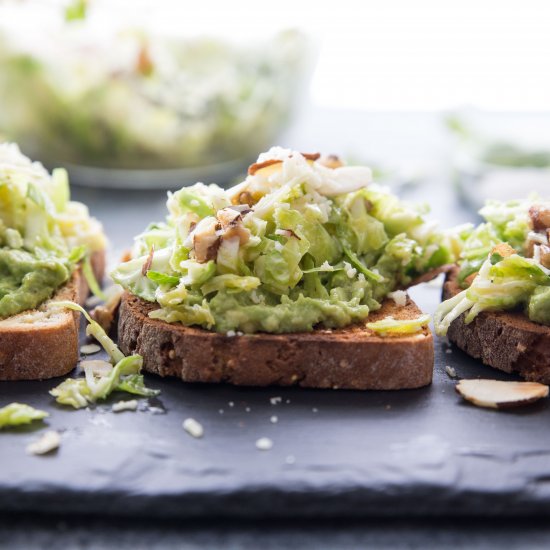 Brussels Sprouts & Avocado Toast