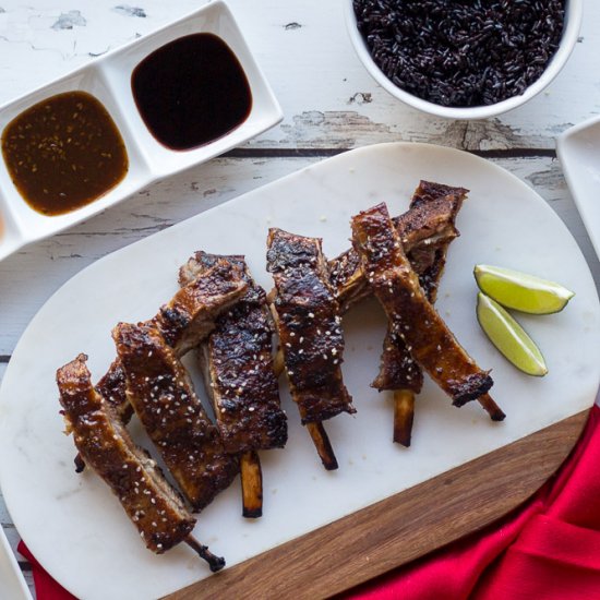 Hoisin & Black Garlic Lamb Ribs