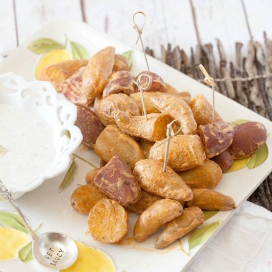 Slow Cooker Buffalo Potato Wings