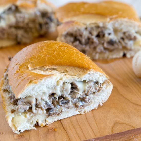 Beef Stroganoff Stuffed Bread