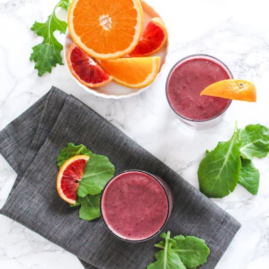 Raspberry Blood Orange Smoothie