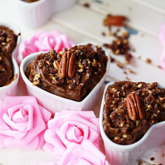 Raw Vegan Chocolate Mousse Cups