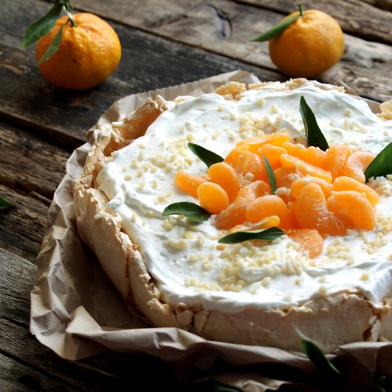 Tangerine Pavlova