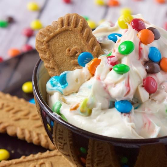 Cream Cheese M&M Dip