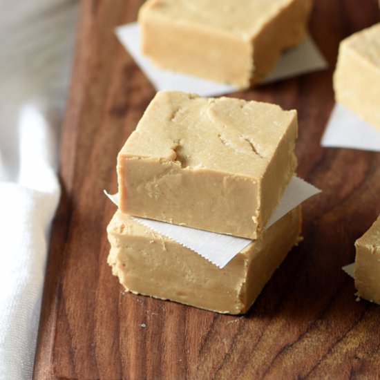 2-Ingredient Cookie Butter Fudge