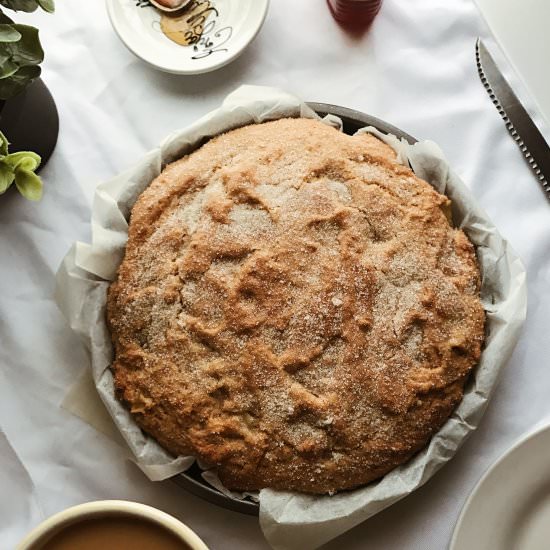 Apple Apricot + Honey Tea Cake