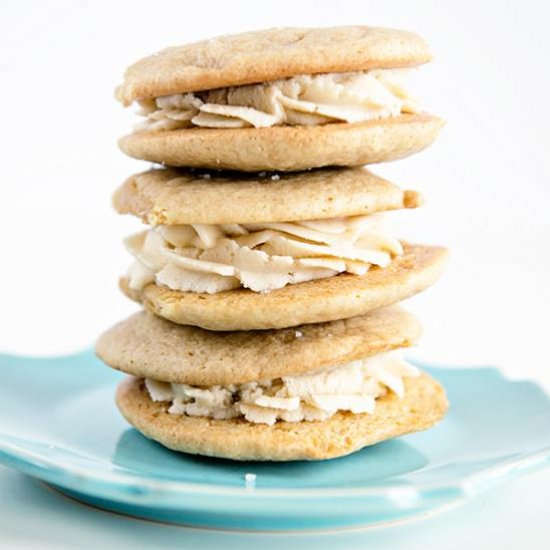 Salted Caramel Cappuccino Cookies