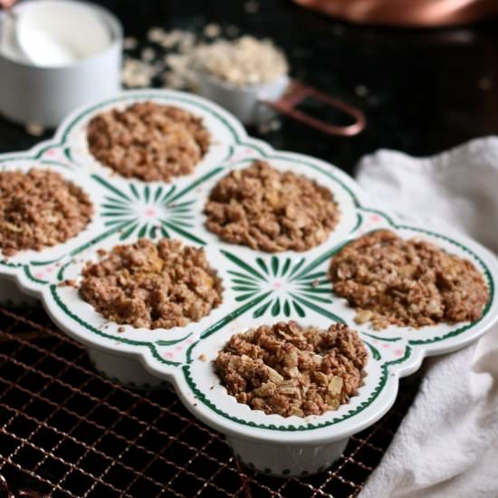 Pear Carrot Streusel Muffins