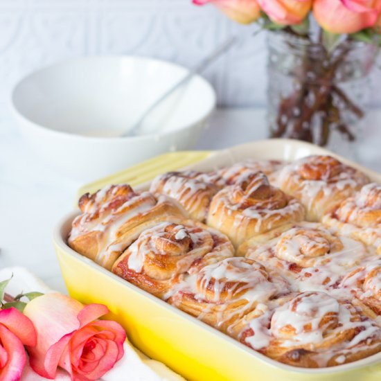 Strawberry Rose Sweet Rolls