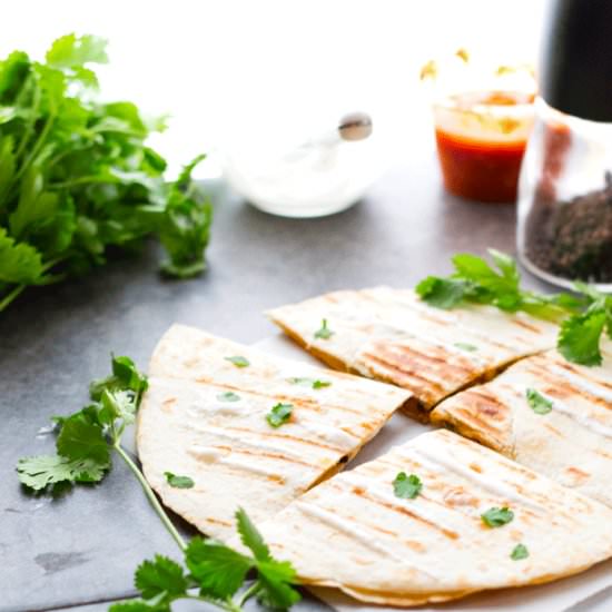 Grilled Veggie Quesadilla