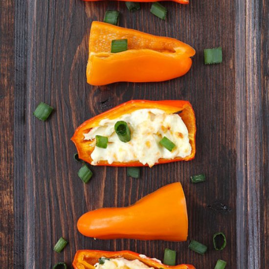 Herb Cheese Stuffed Mini Peppers