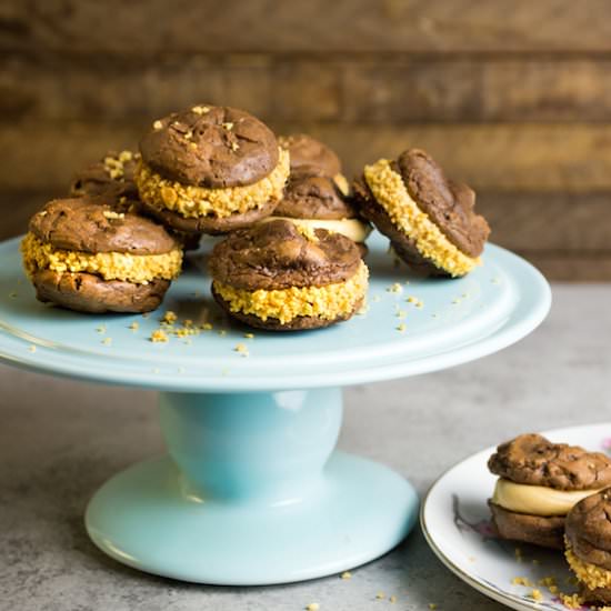 Brownie Cookies With Peanut Butter