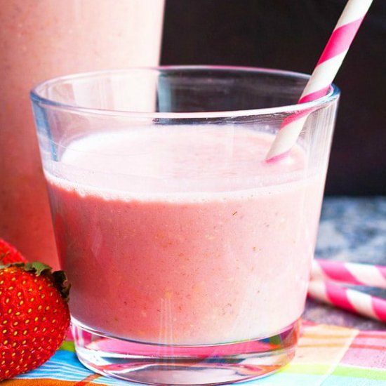 Strawberry Rose Smoothie