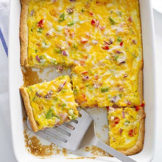 Denver Omelette Crescent Bake.