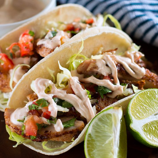 Chipotle Chicken Tacos