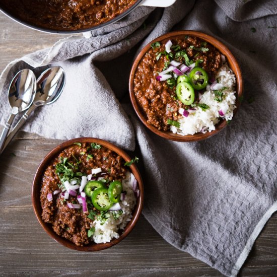 Paleo Bison Chili