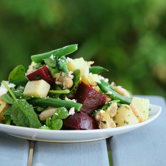 Warm Roasted Potato Salad