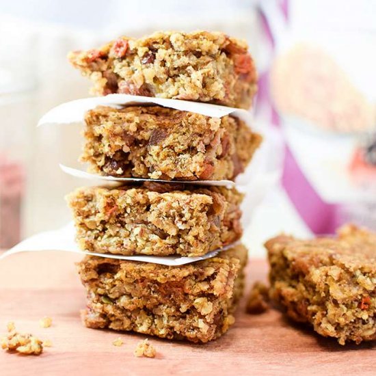 Vegan Banana Flapjacks (sugar free)