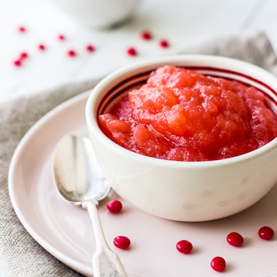 Cinnamon Heart Applesauce