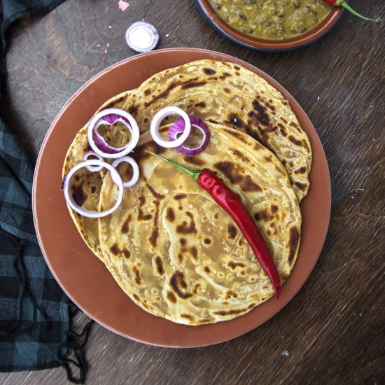 Lachha Paratha 3 Ways