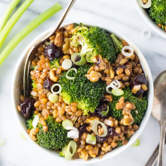 Winter Wheat Berry Salad