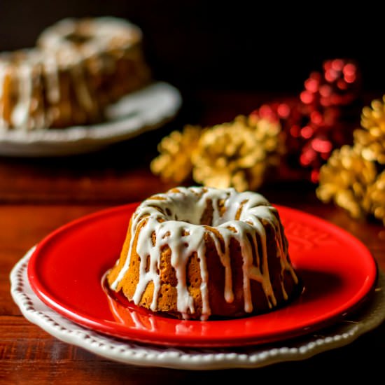 Gingerbread Cake with Coconut Glaze