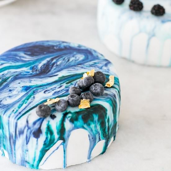 Marble Drip Cake