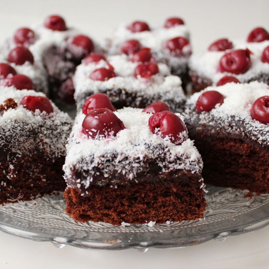 Chocolate Cake with Sour Cherries