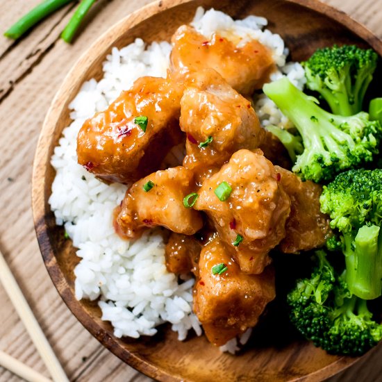 Skinny General Tso’s Chicken