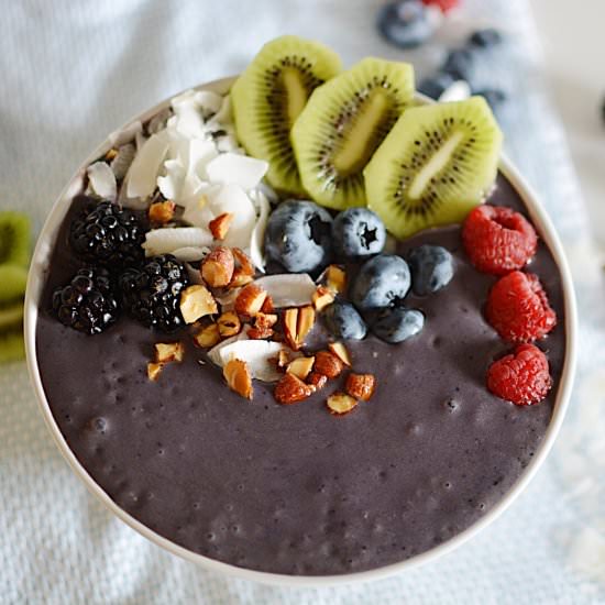 Banana-Berry Smoothie Bowl