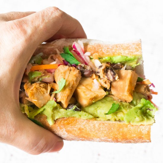 Vegan ‘Pork’ Banh Mi (Po Boy)