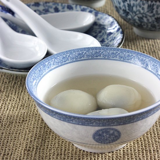 black sesame tang yuan