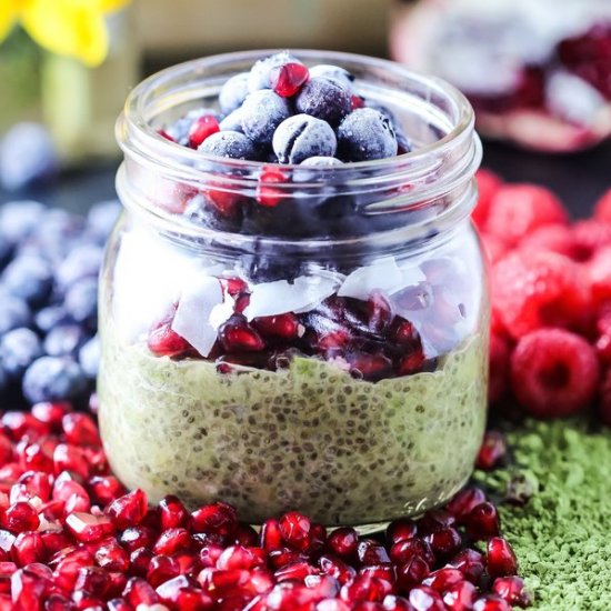 Matcha Chia Pudding