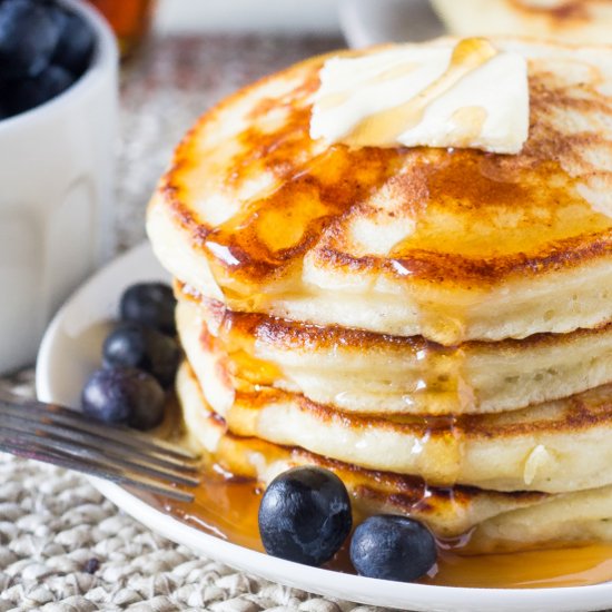 Fluffy Ricotta Pancakes