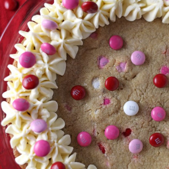 Valentine’s Day Cookie Cake