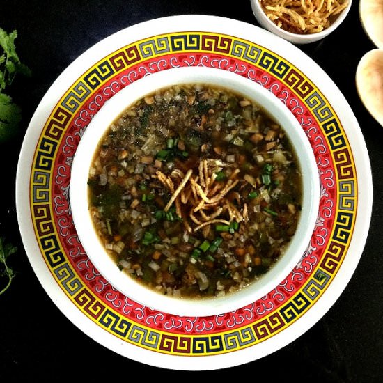 Vegetable Manchow Soup