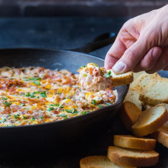 Black Bean Dip with Bacon