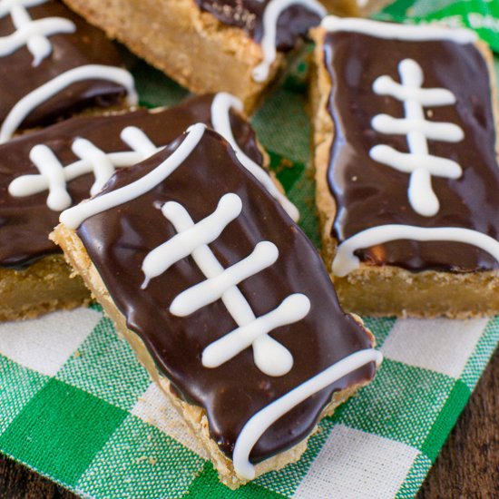 Football Cookie Bars