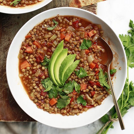 Mexican Lentil Soup