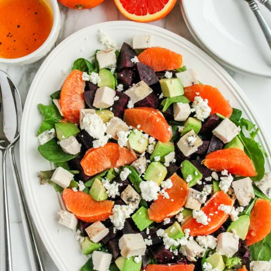 Orange, Beet, and Avocado Salad