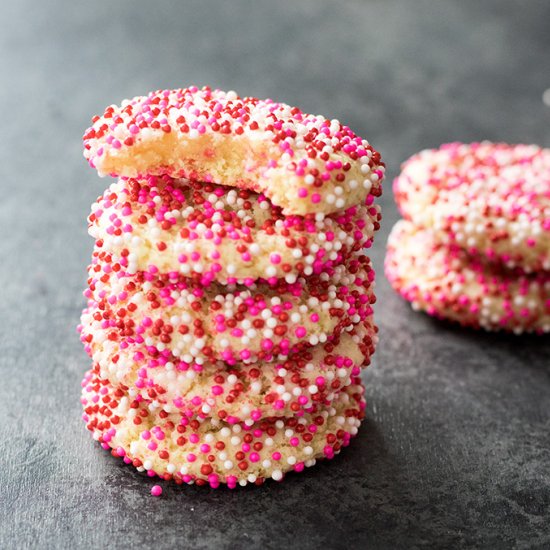 Soft Batch Sprinkle Cookies