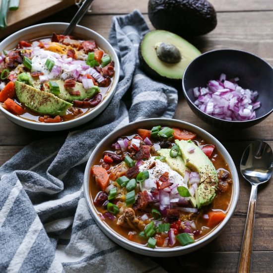 Loaded Turkey Chili