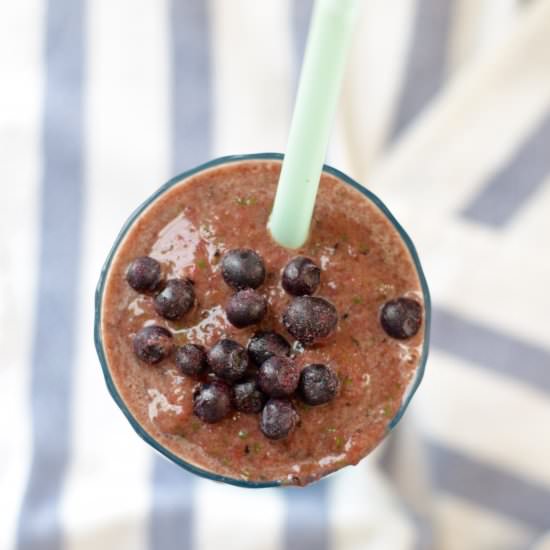 Blueberry Green Smoothie